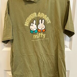 Miffy Olive Green Graphic Dress